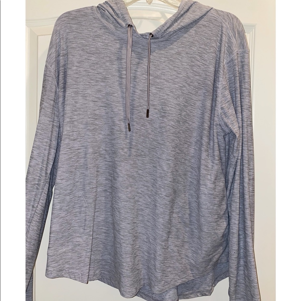 Grey dri-fit hoodie